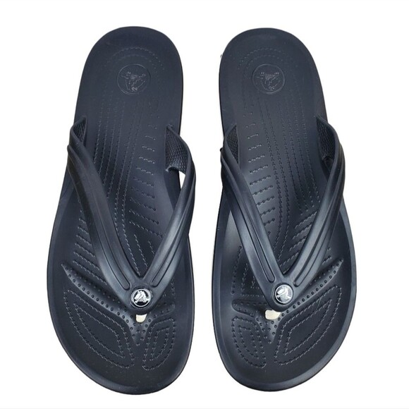 CROCS Men's Black Crocband Flip Size 11 - Picture 1 of 6